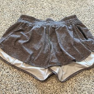 Grey lululemon shorts